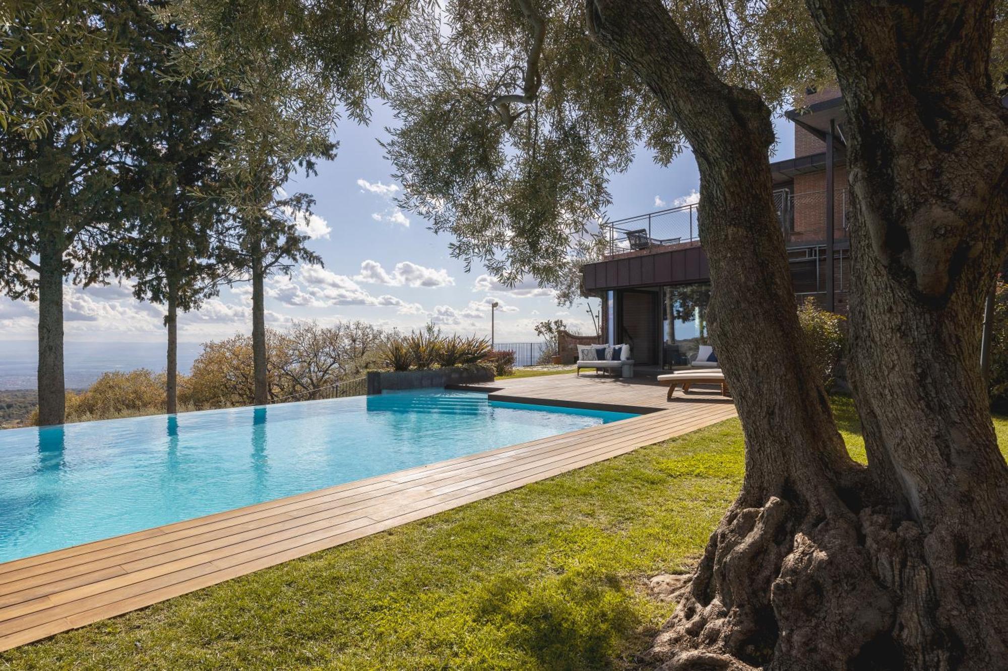 Scialaj Villa Di Lusso Sull'Etna Con Piscina E Vista Mare Ragalna المظهر الخارجي الصورة