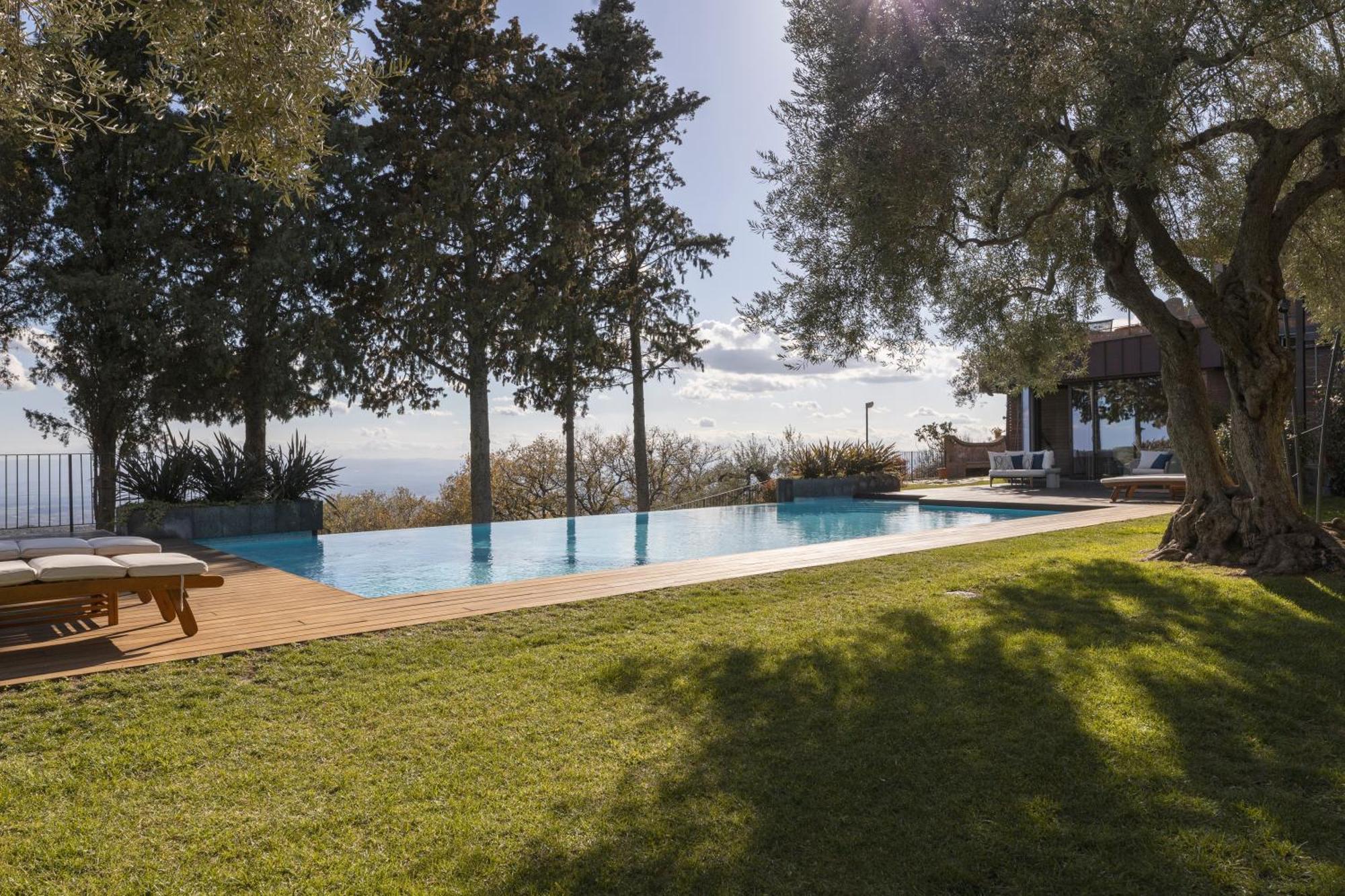 Scialaj Villa Di Lusso Sull'Etna Con Piscina E Vista Mare Ragalna المظهر الخارجي الصورة