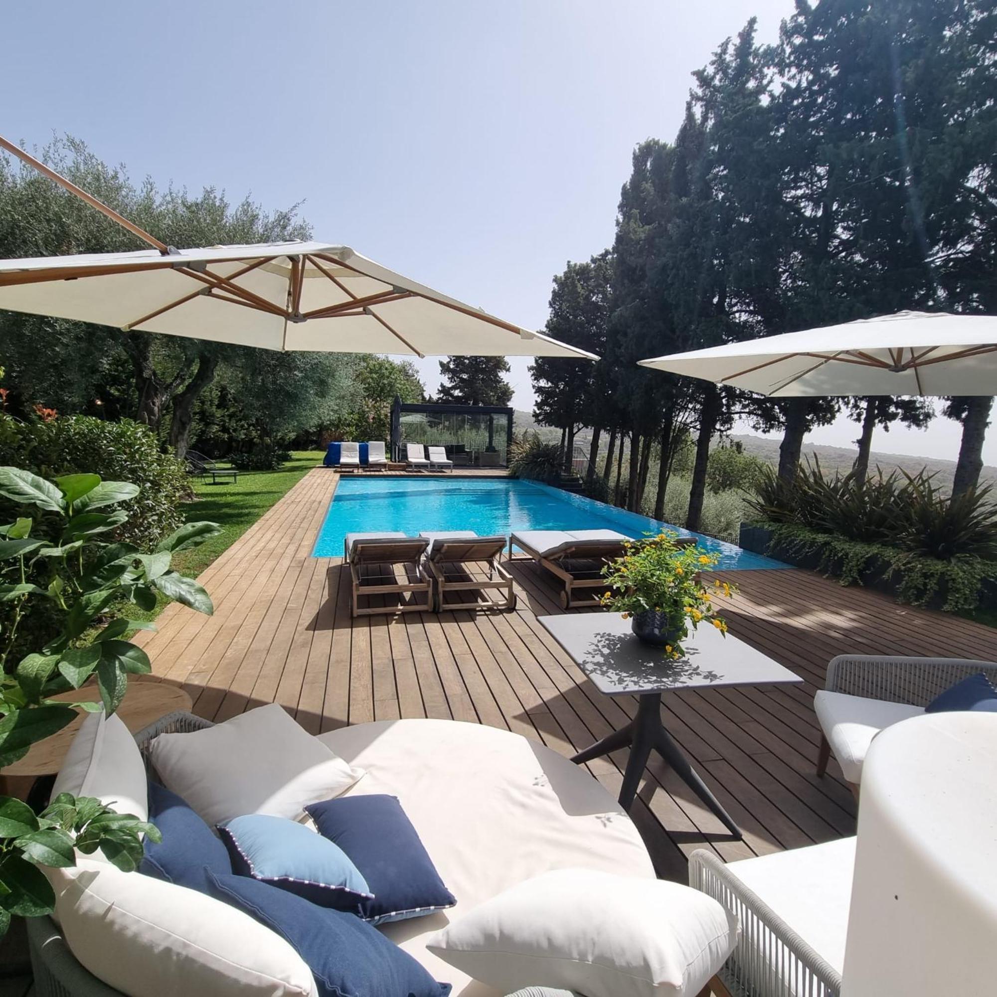 Scialaj Villa Di Lusso Sull'Etna Con Piscina E Vista Mare Ragalna المظهر الخارجي الصورة